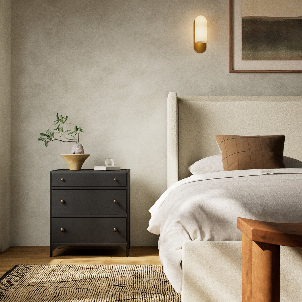 Belmont Storage Nightstand - Kings Fine Art & Decor