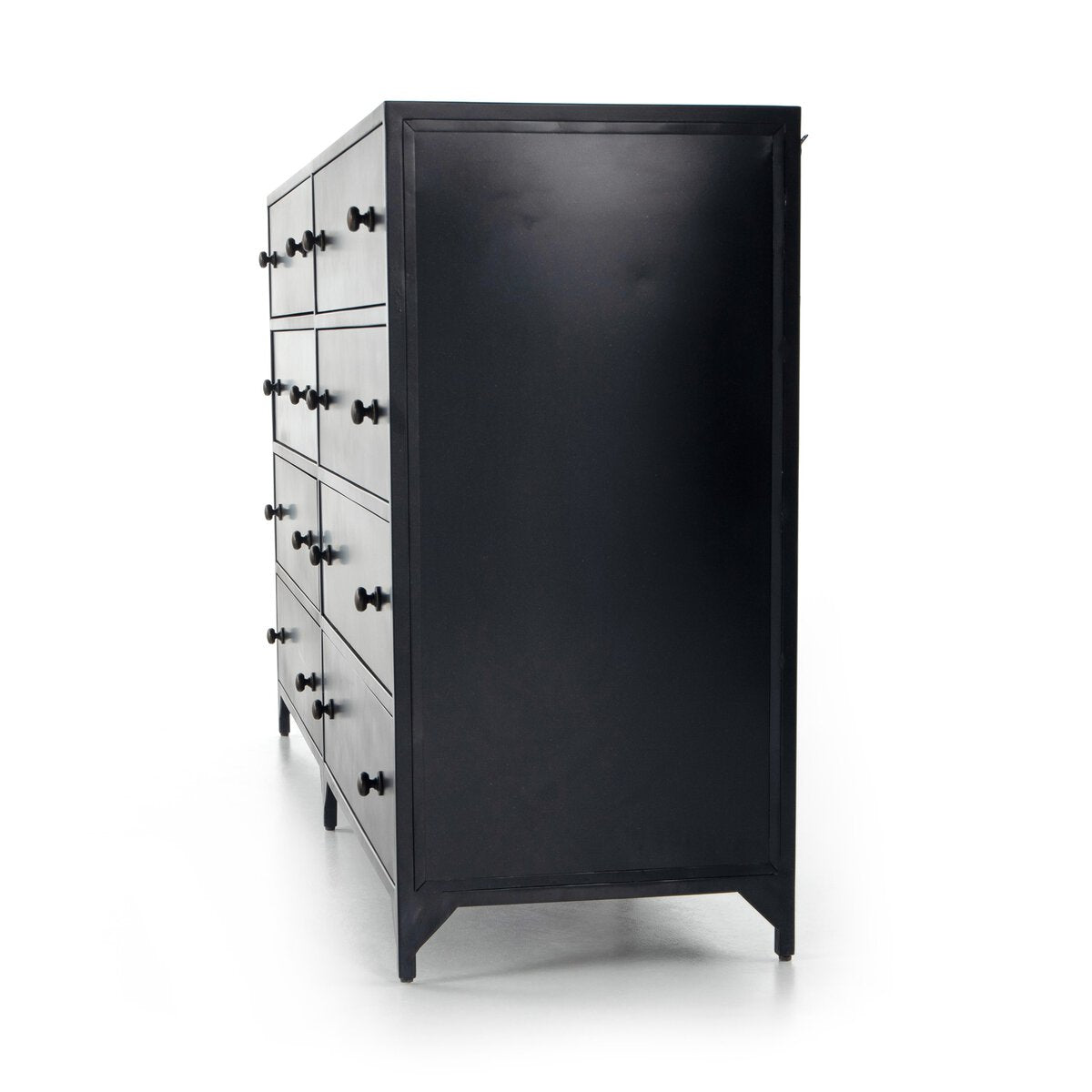 Belmont 8 Drawer Metal Dresser - Kings Fine Art & Decor