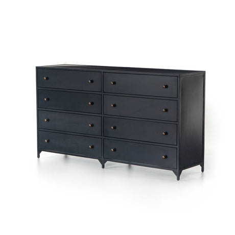 Belmont 8 Drawer Metal Dresser - Kings Fine Art & Decor