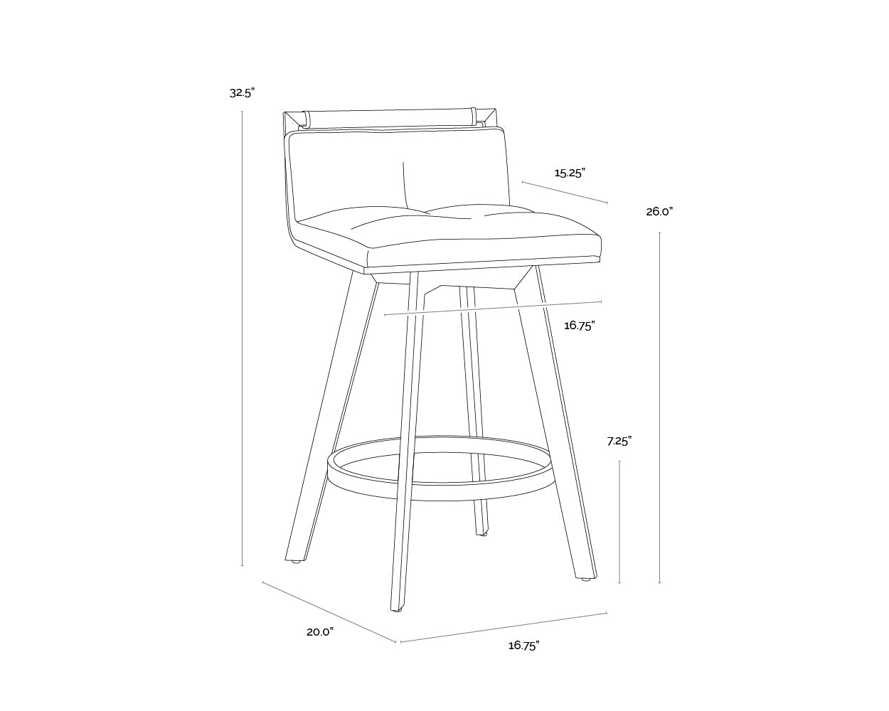 arizona-swivel-counter-stool-104789 - view 25