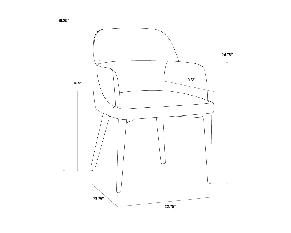 hagan-dining-armchair-105167 - view 11