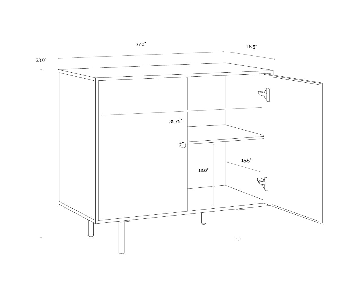 arlington-sideboard-small-105537 - view 8