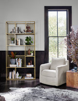 Banks Slipcover Swivel Chair - Kings Fine Art & Decor
