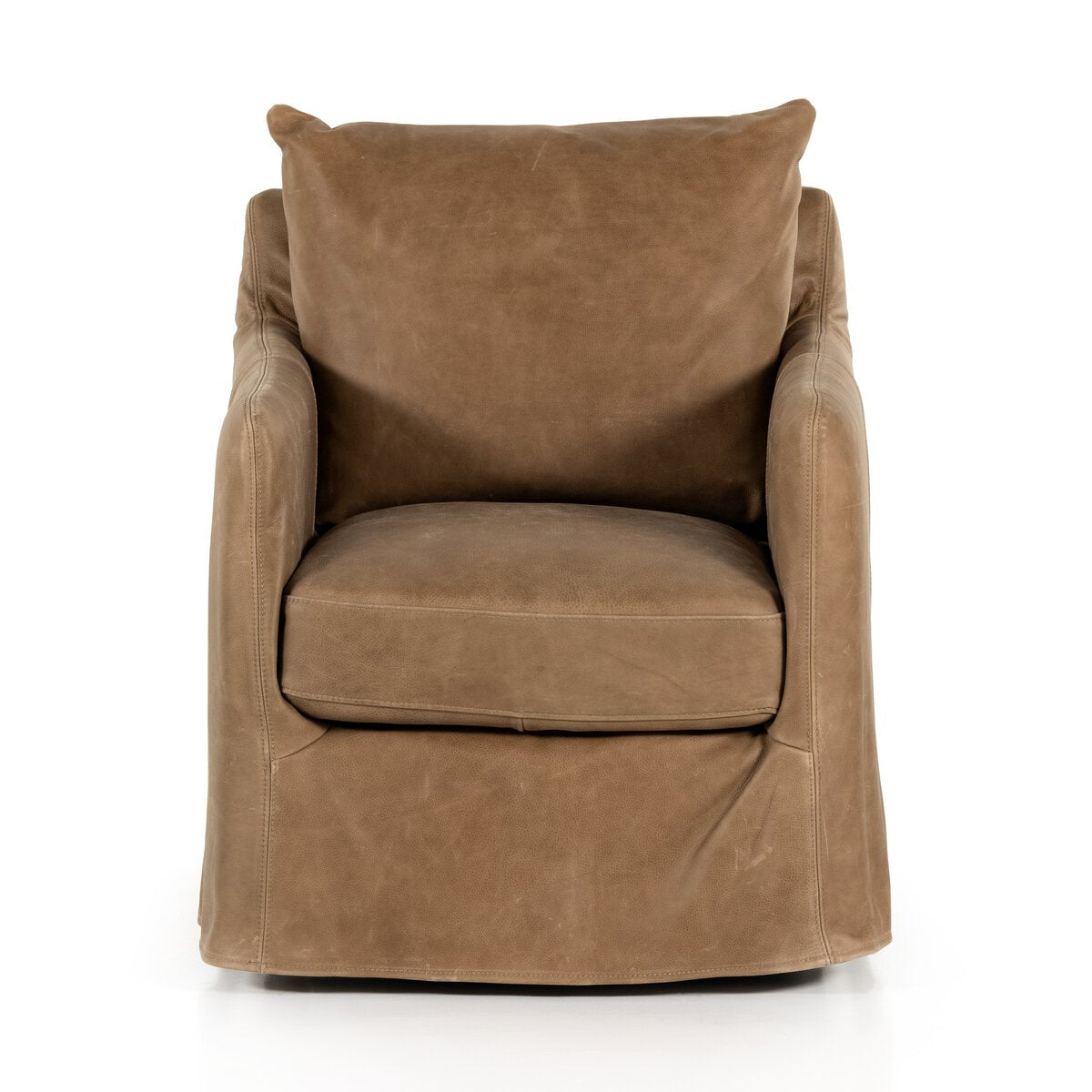 Banks Slipcover Swivel Chair - Kings Fine Art & Decor