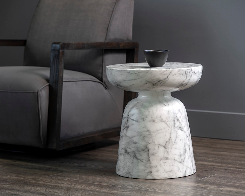 lucida-end-table-marble-look-105011 - view 6