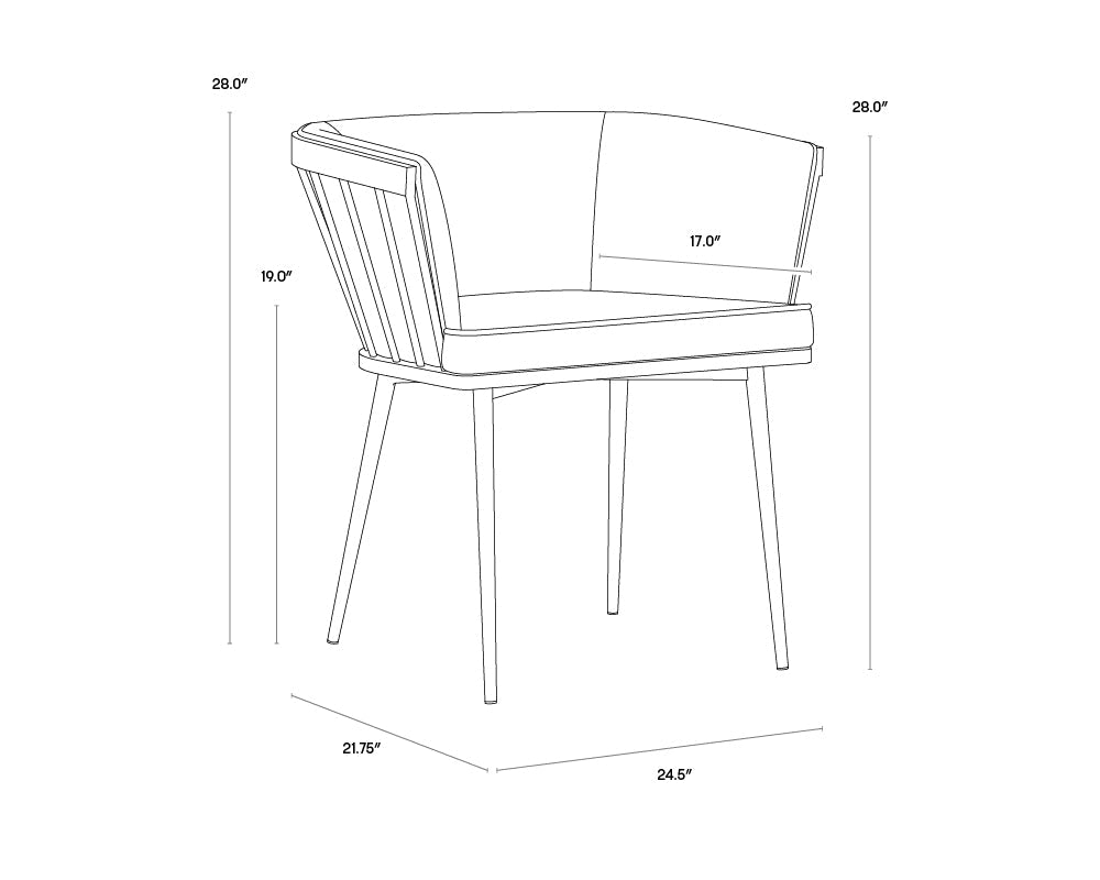 caily-dining-armchair-106415 - view 22