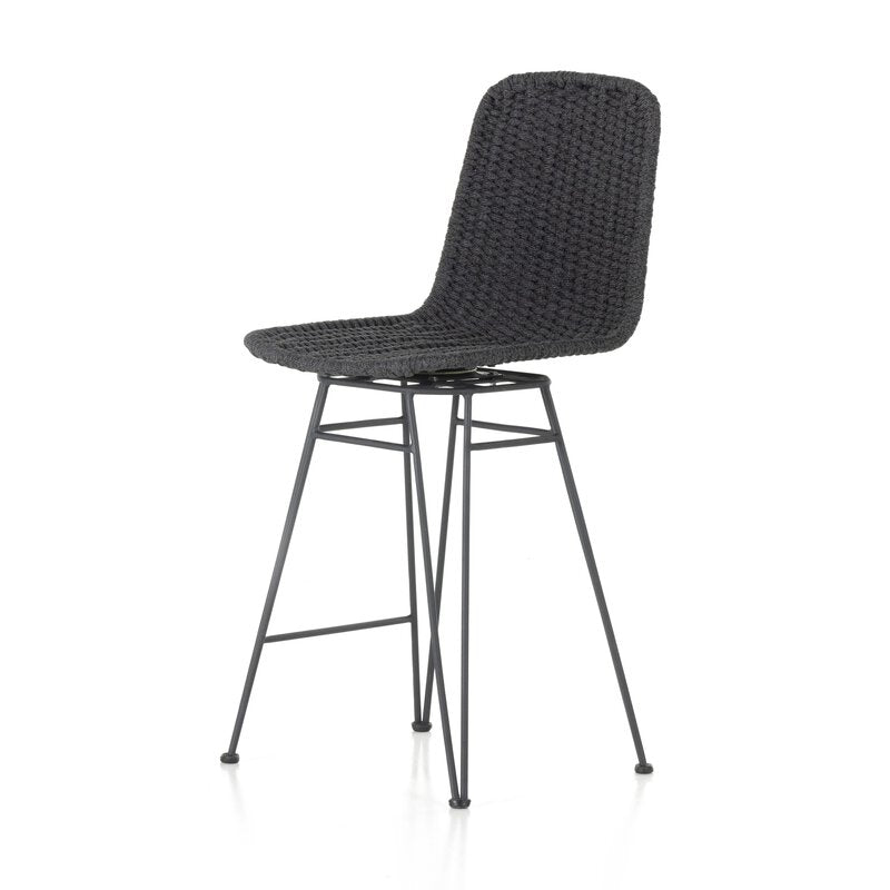 Dema Outdoor Swivel Bar + Counter Stool - Kings Fine Art & Decor