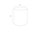diaz-end-table-marble-look-107199 - view 8