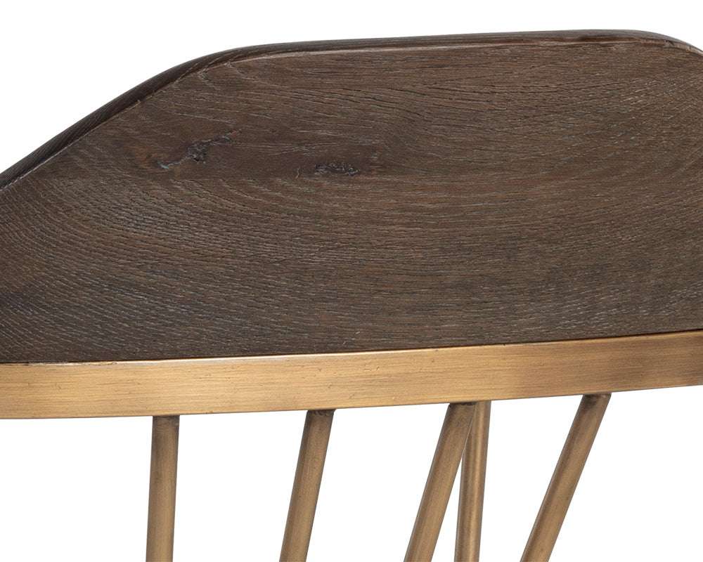 demi-dining-chair-distressed-brown-107287 - view 9