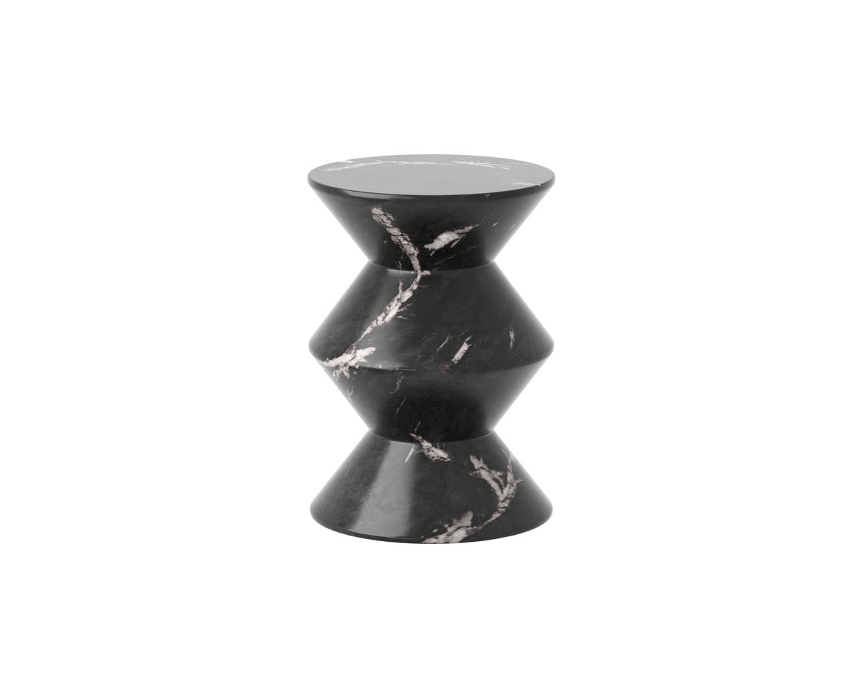 union-end-table-marble-look-107410 - view 2