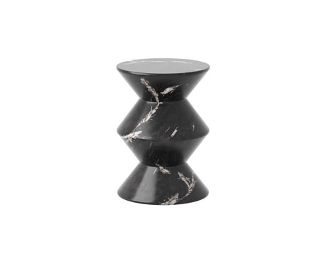 union-end-table-marble-look-107410 - view 2