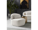 soraya-swivel-armless-chair-107454 - view 2