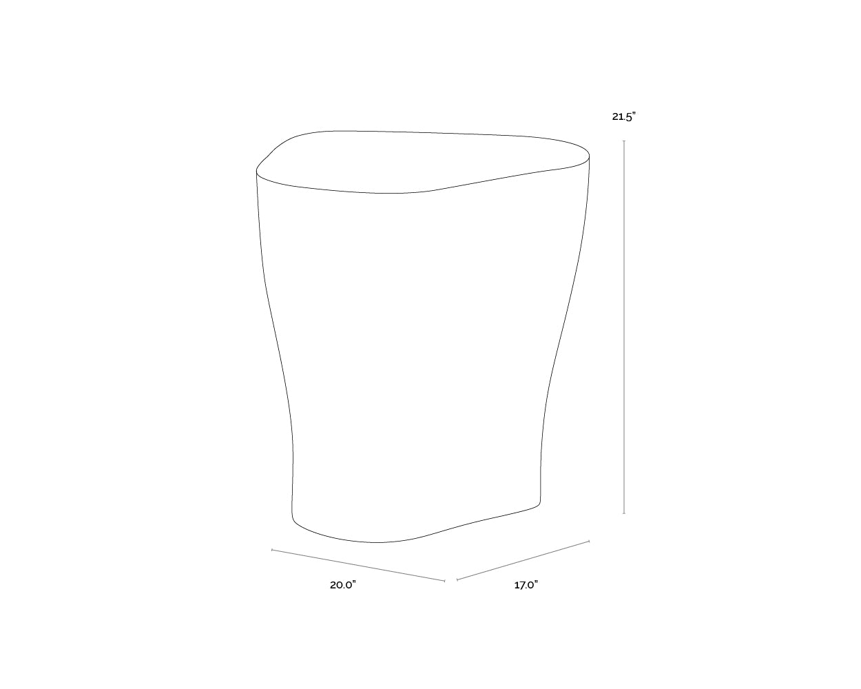 dali-end-table-white-large-108568 - view 7