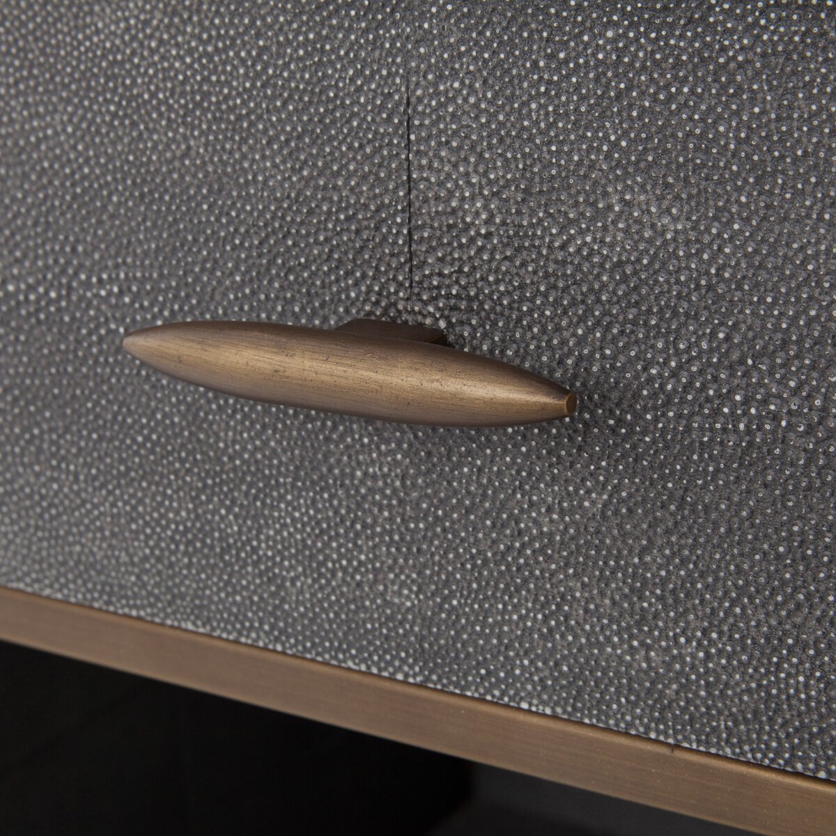 Shagreen Bedside Table - Kings Fine Art & Decor
