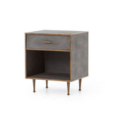Shagreen Bedside Table - Kings Fine Art & Decor