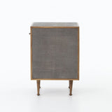 Shagreen Bedside Table - Kings Fine Art & Decor