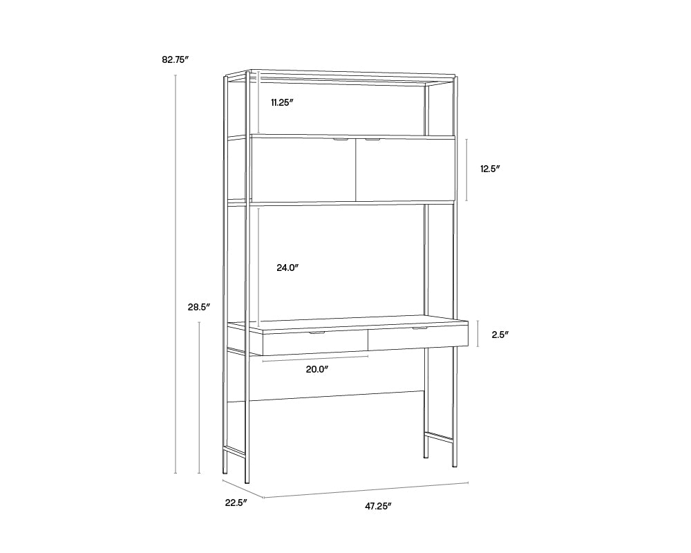 ambrose-modular-wall-desk-107643 - view 16