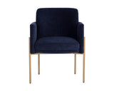 richie-dining-armchair-antique-brass-107665 - view 3