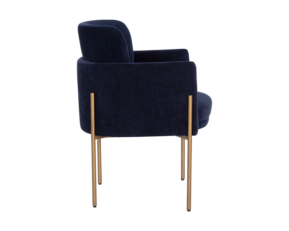 richie-dining-armchair-antique-brass-107665 - view 4