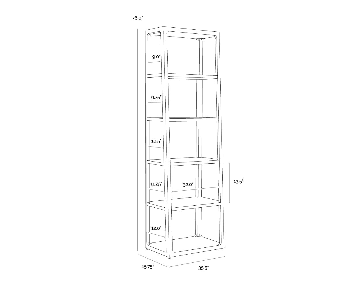 doncaster-bookcase-large-107734 - view 8