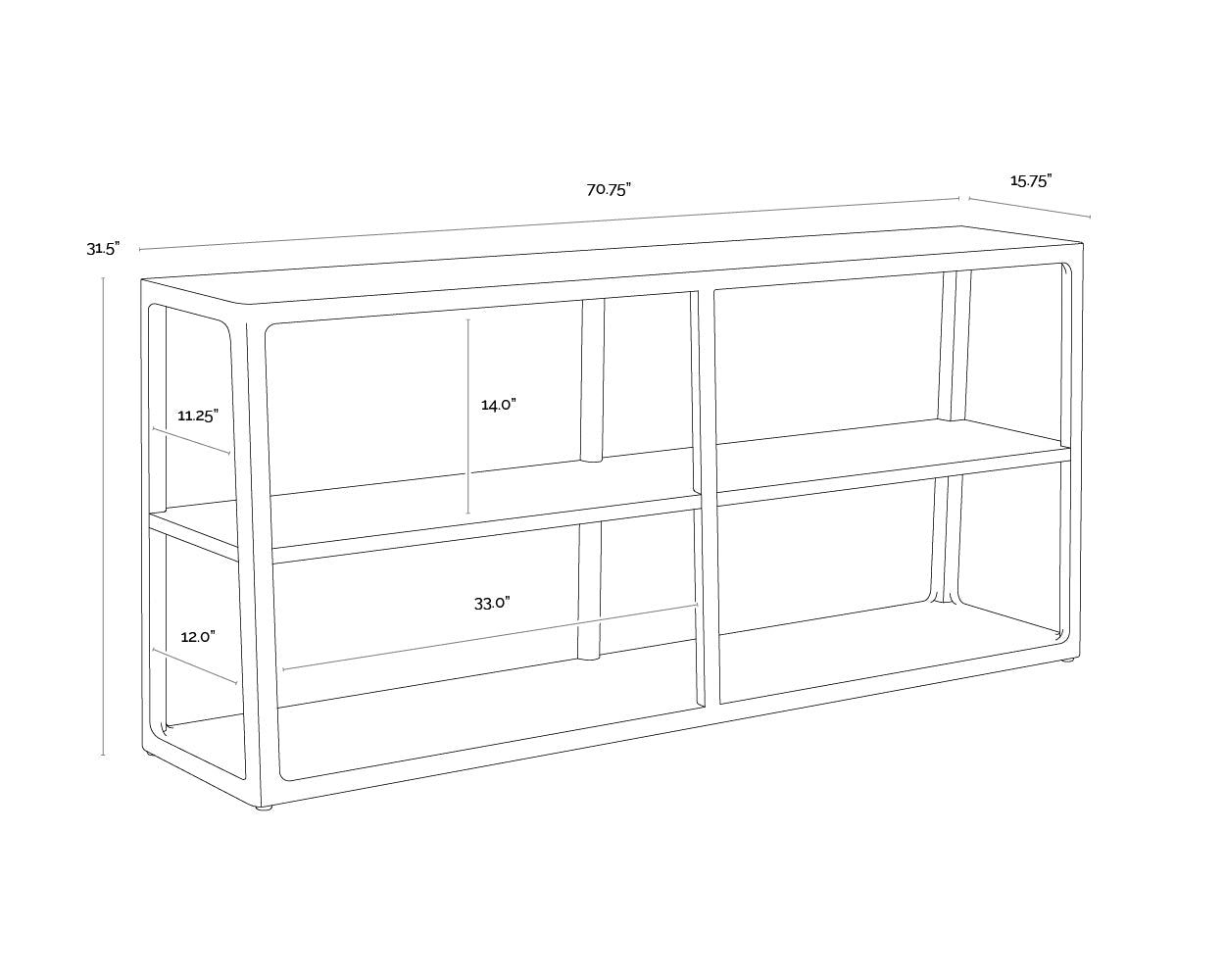 doncaster-low-bookcase-smoke-grey-107735 - view 8
