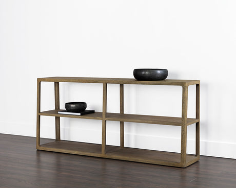 doncaster-low-bookcase-smoke-grey-107735 - view 2