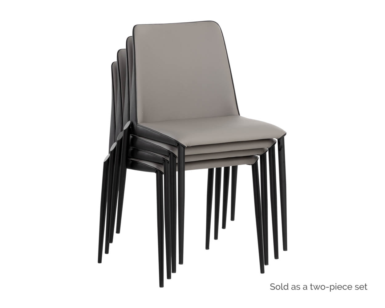 renee-stackable-dining-chair-black-107879 - view 3