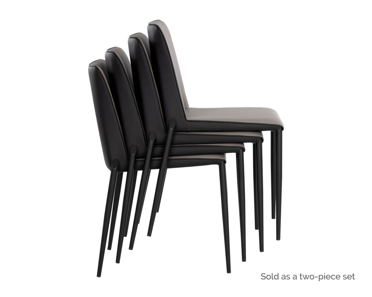 renee-stackable-dining-chair-black-107879 - view 4