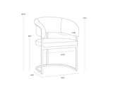 marris-dining-armchair-gold-109049 - view 9