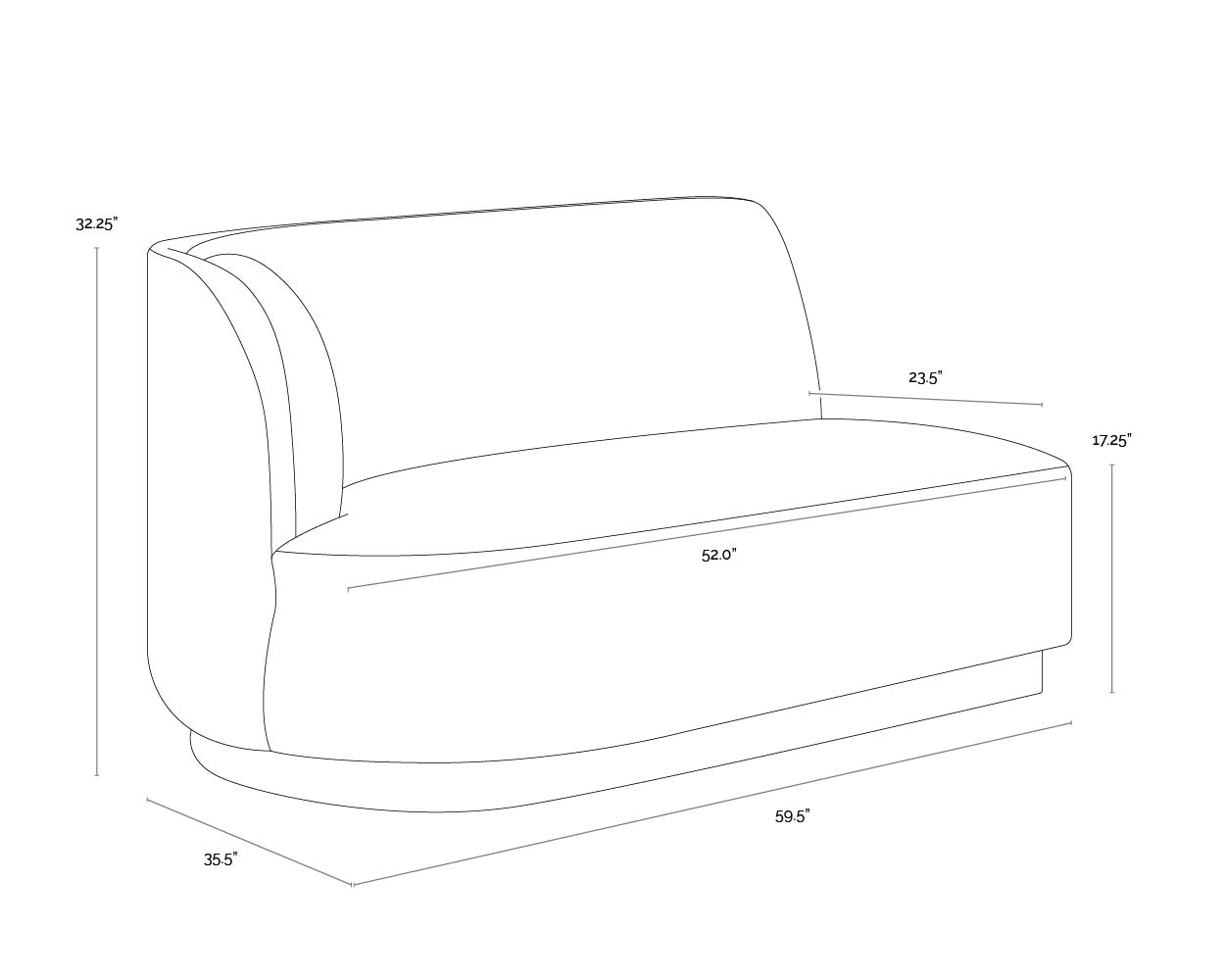 jaclyn-modular-left-armchair-107897 - view 22