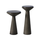 Ravine Concrete Accent Tables, Set Of 2 - Kings Fine Art & Decor