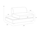 harmony-modular-armless-chair-left-shelf-107901 - view 11