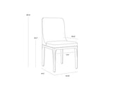 elisa-dining-chair-light-oak-108824 - view 12