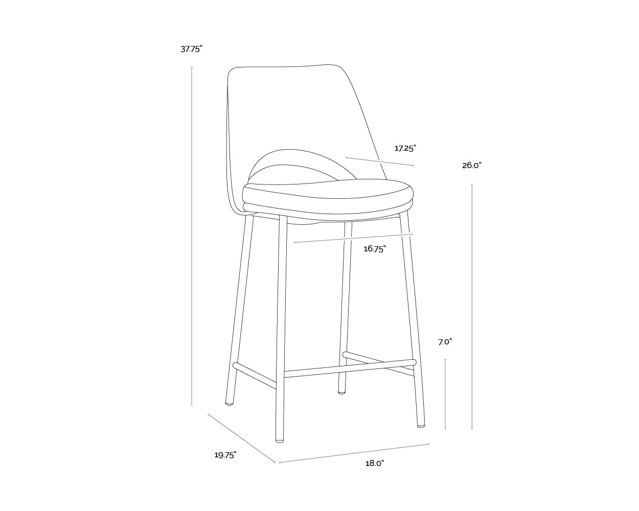 radella-counter-stool-108514 - view 17