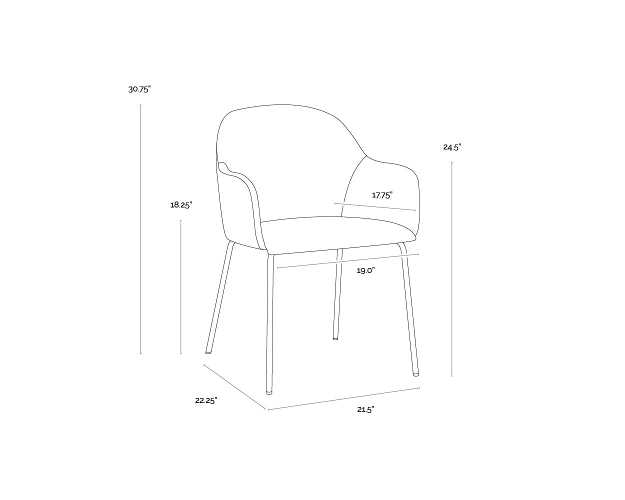 hensley-dining-armchair-109140 - view 25