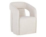 kendrick-wheeled-dining-armchair-110033 - view 5