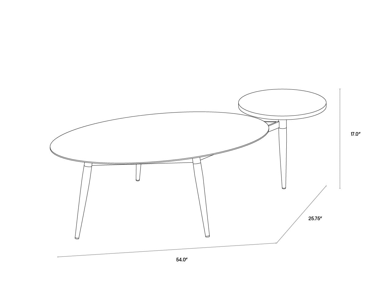 tuner-coffee-table-oval-109634 - view 8