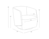 sarina-swivel-lounge-chair-109912 - view 11