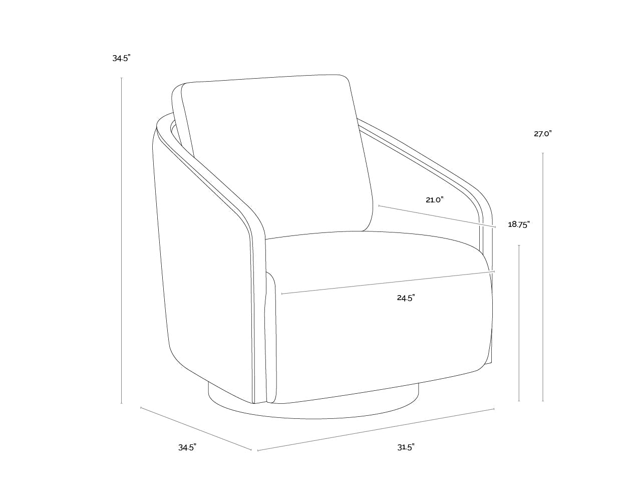 tasia-swivel-lounge-chair-109919 - view 24