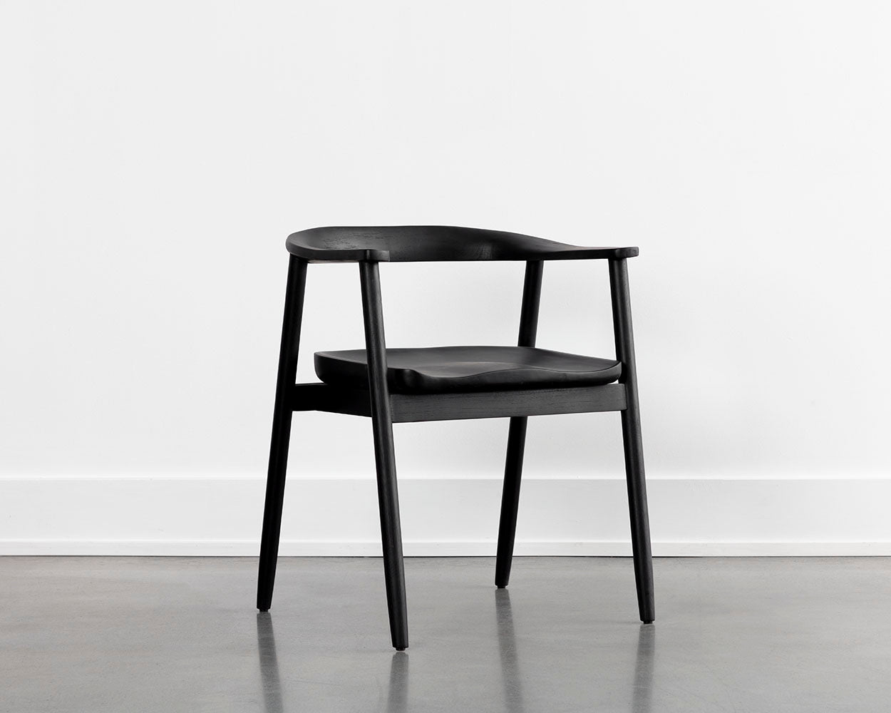 jeremy-dining-armchair-black-110457 - view 2