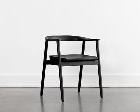 jeremy-dining-armchair-black-110457 - view 2