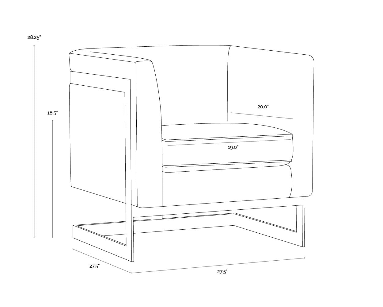 yvette-armchair-stainless-steel-110608 - view 5