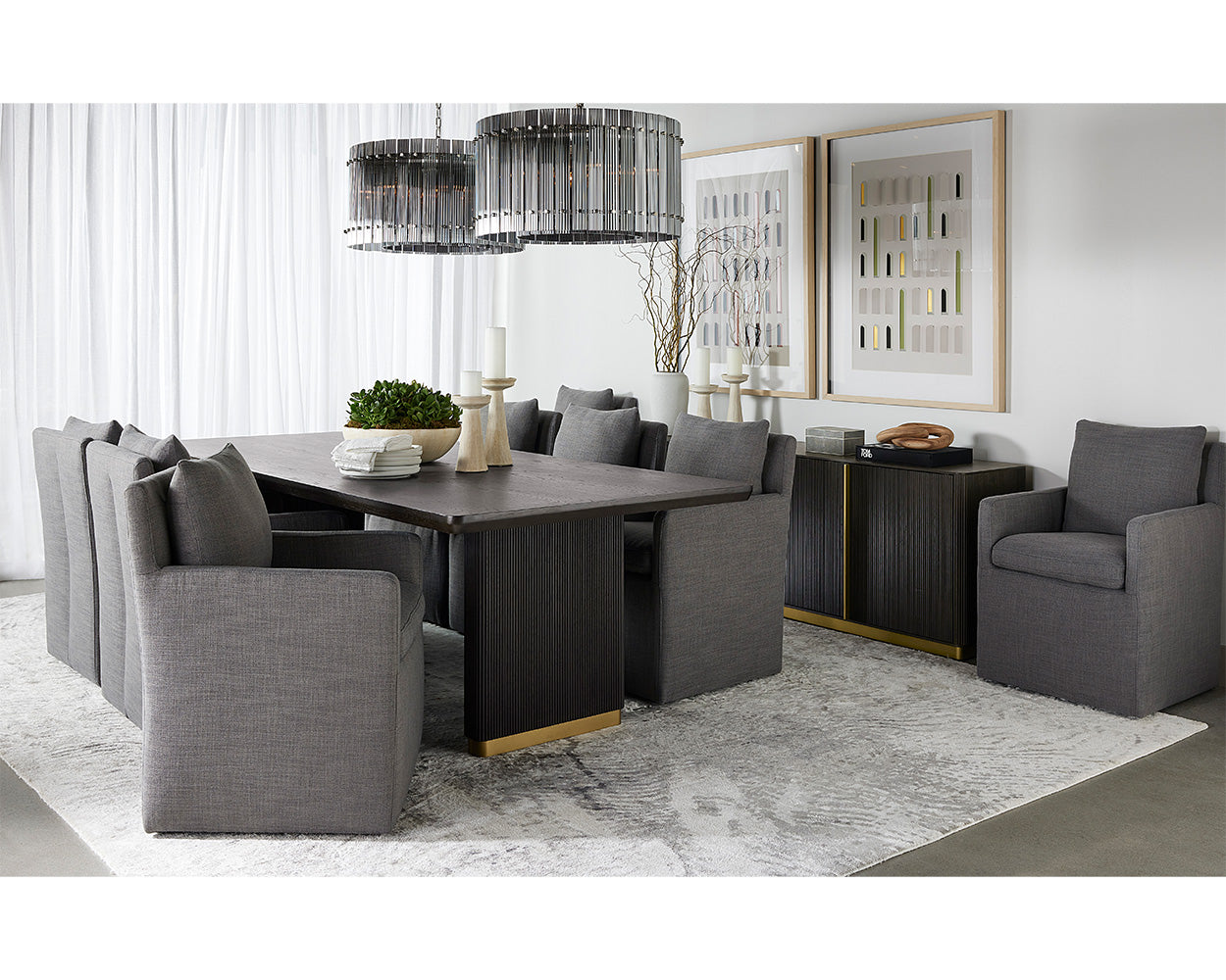 kalla-dining-table-96-rectangular-110990 - view 3
