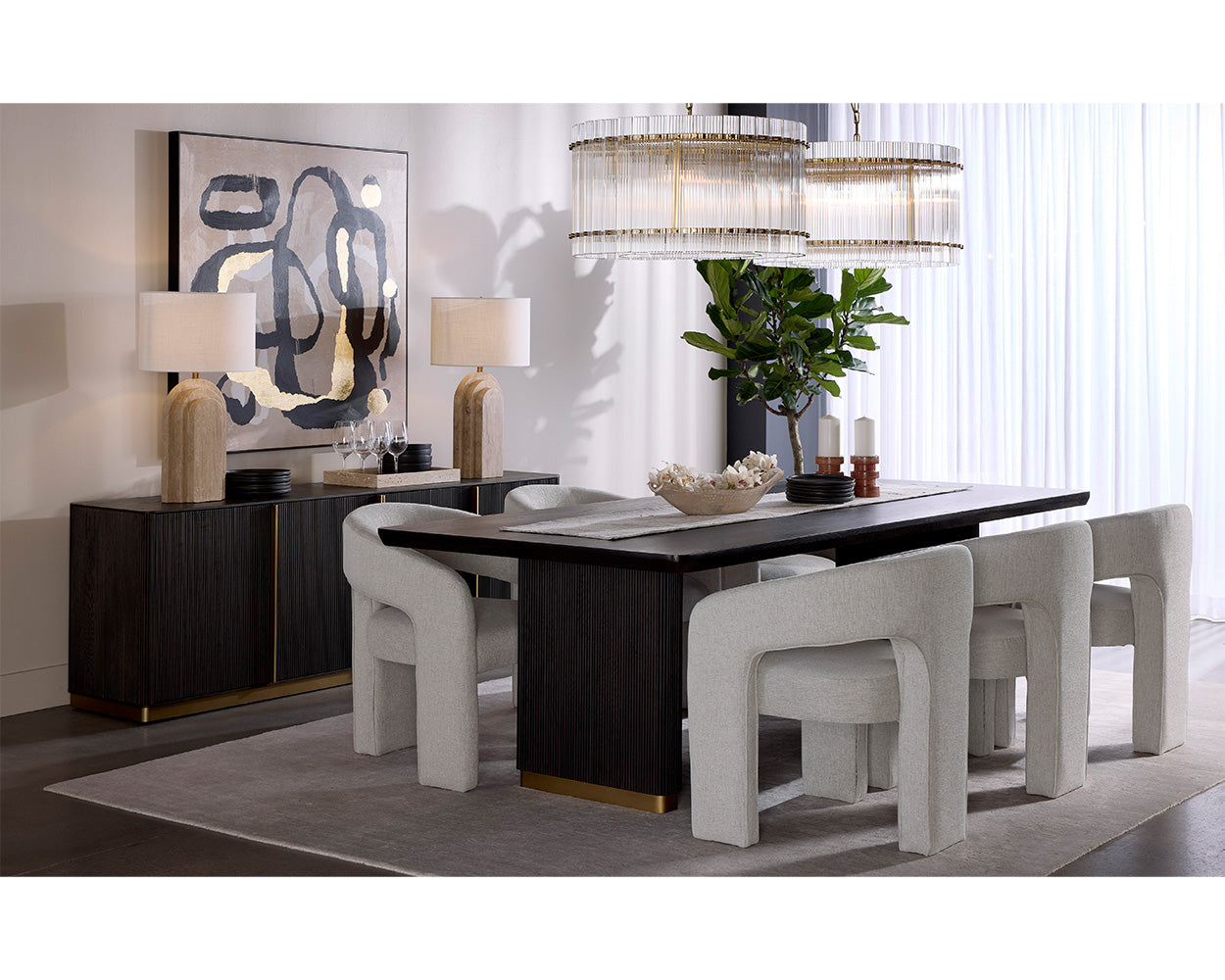 kalla-dining-table-96-rectangular-110990 - view 4