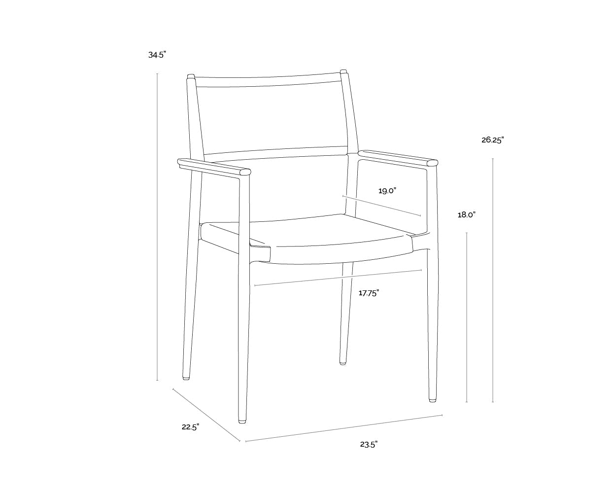 nava-stackable-dining-armchair-black-111091 - view 7