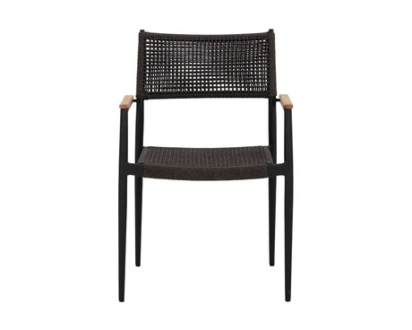 nava-stackable-dining-armchair-black-111091 - view 2