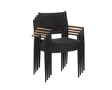 nava-stackable-dining-armchair-black-111091 - view 4