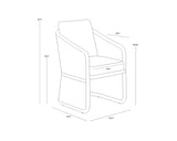 allariz-dining-armchair-warm-grey-111154 - view 11