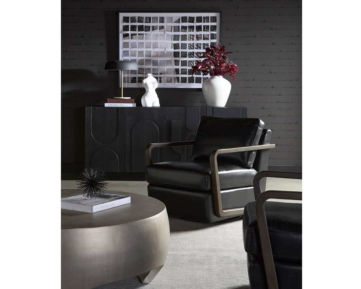 castell-swivel-lounge-chair-brown-111248 - view 2