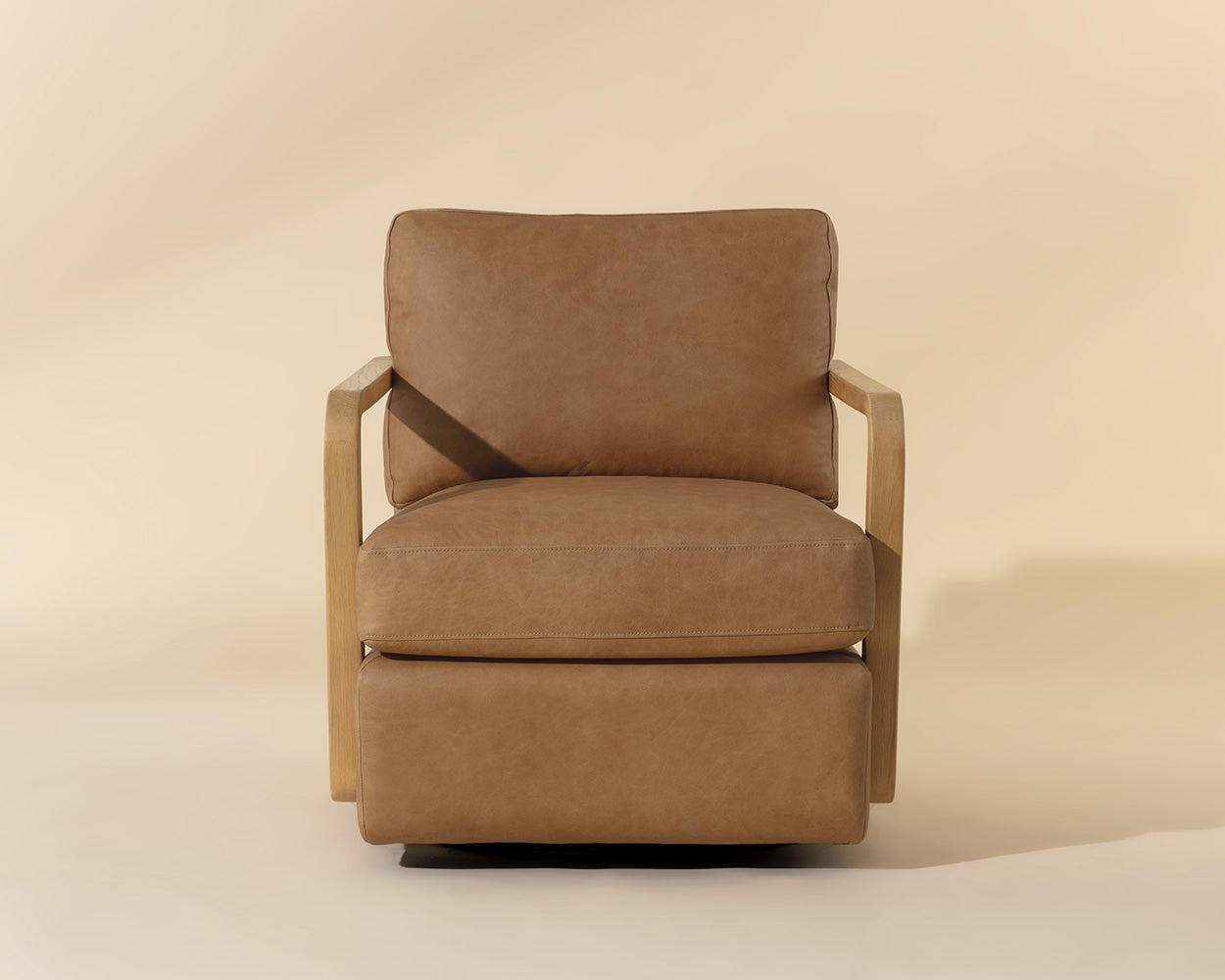 castell-swivel-lounge-chair-rustic-oak-111249 - view 3